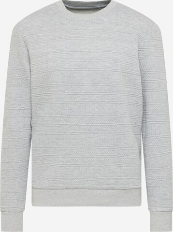 TOM TAILOR Sweatshirt in Grey: front