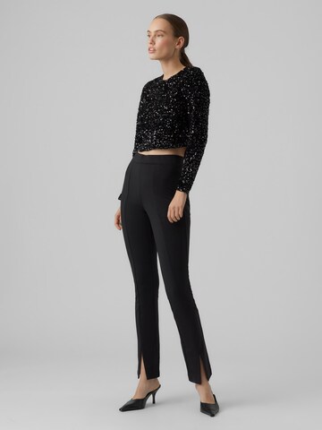 évasé Pantalon VERO MODA en noir