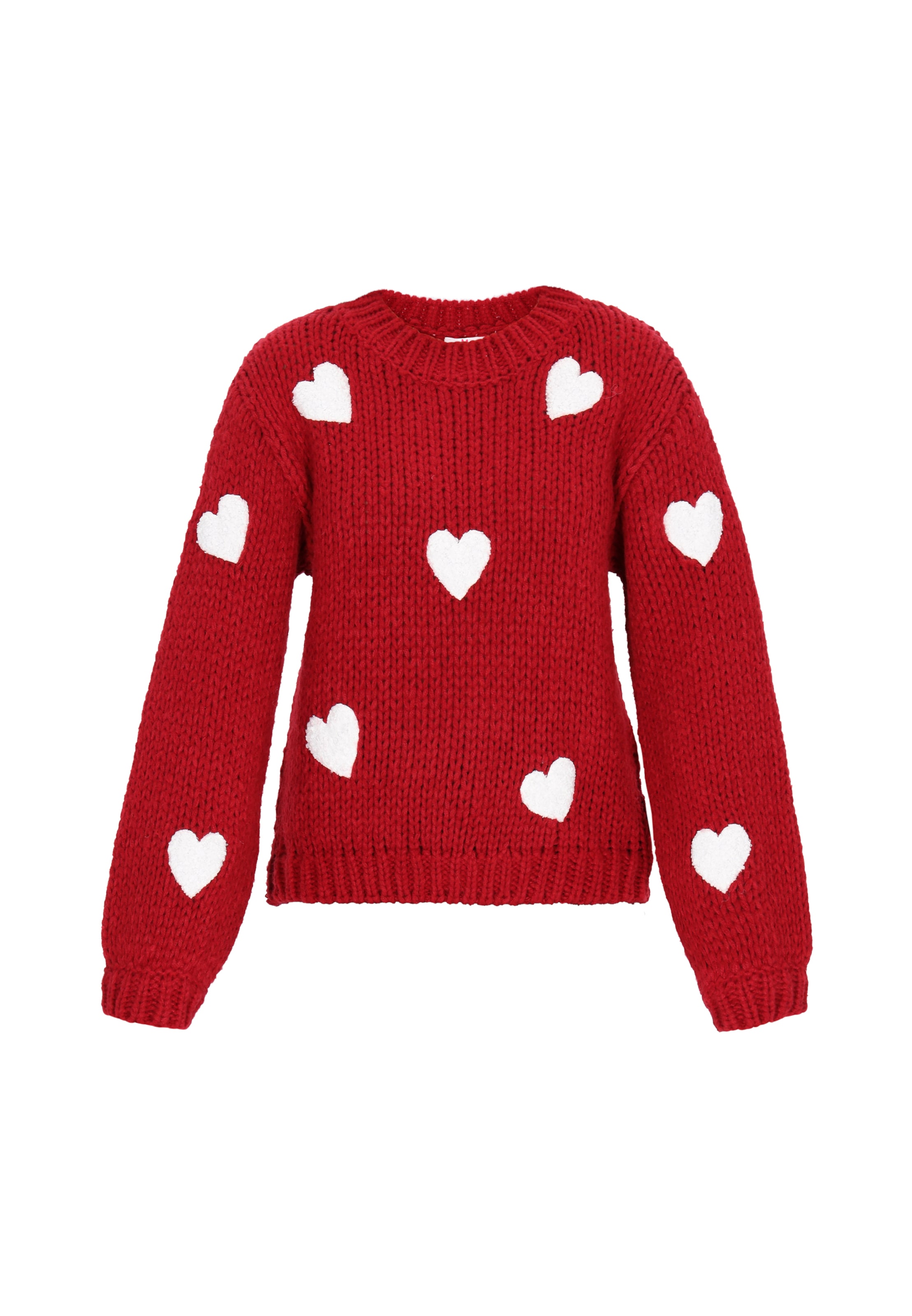 MYMO - Pullover oversized em vermelho: frente