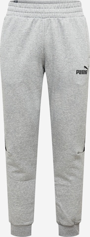 PUMA Tapered Sporthose in Grau: predná strana