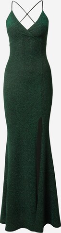 WAL G. Evening dress 'ARGENTINE' in Green: front