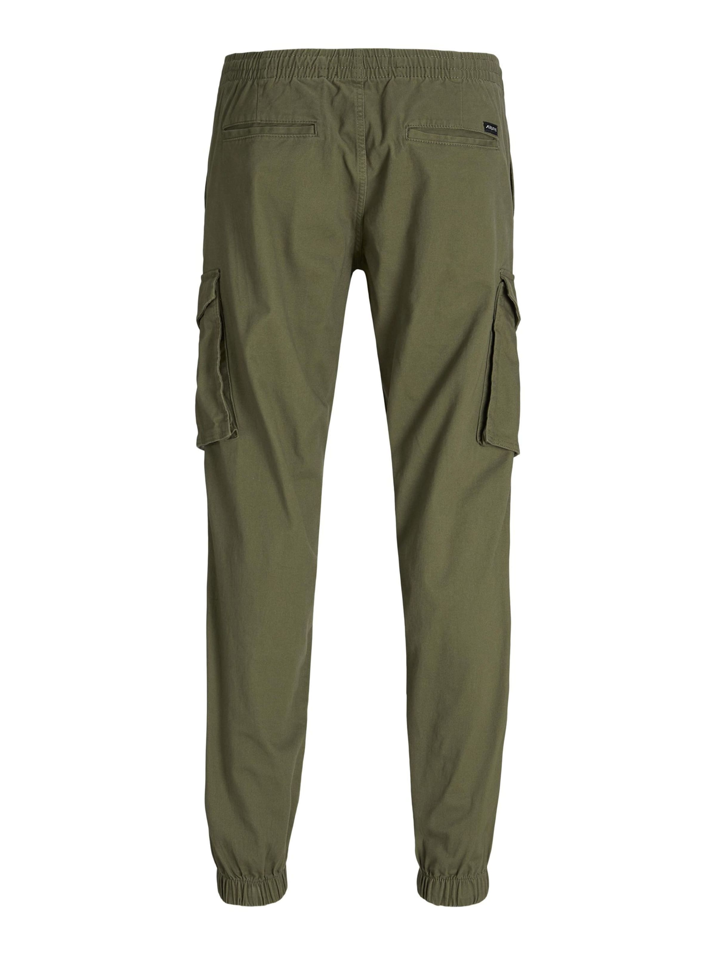 aprel Tapered Cargobukser i grøn