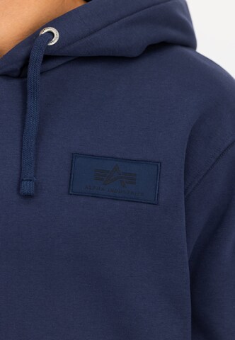 ALPHA INDUSTRIES Sweatshirt 'Mirror' in Blau