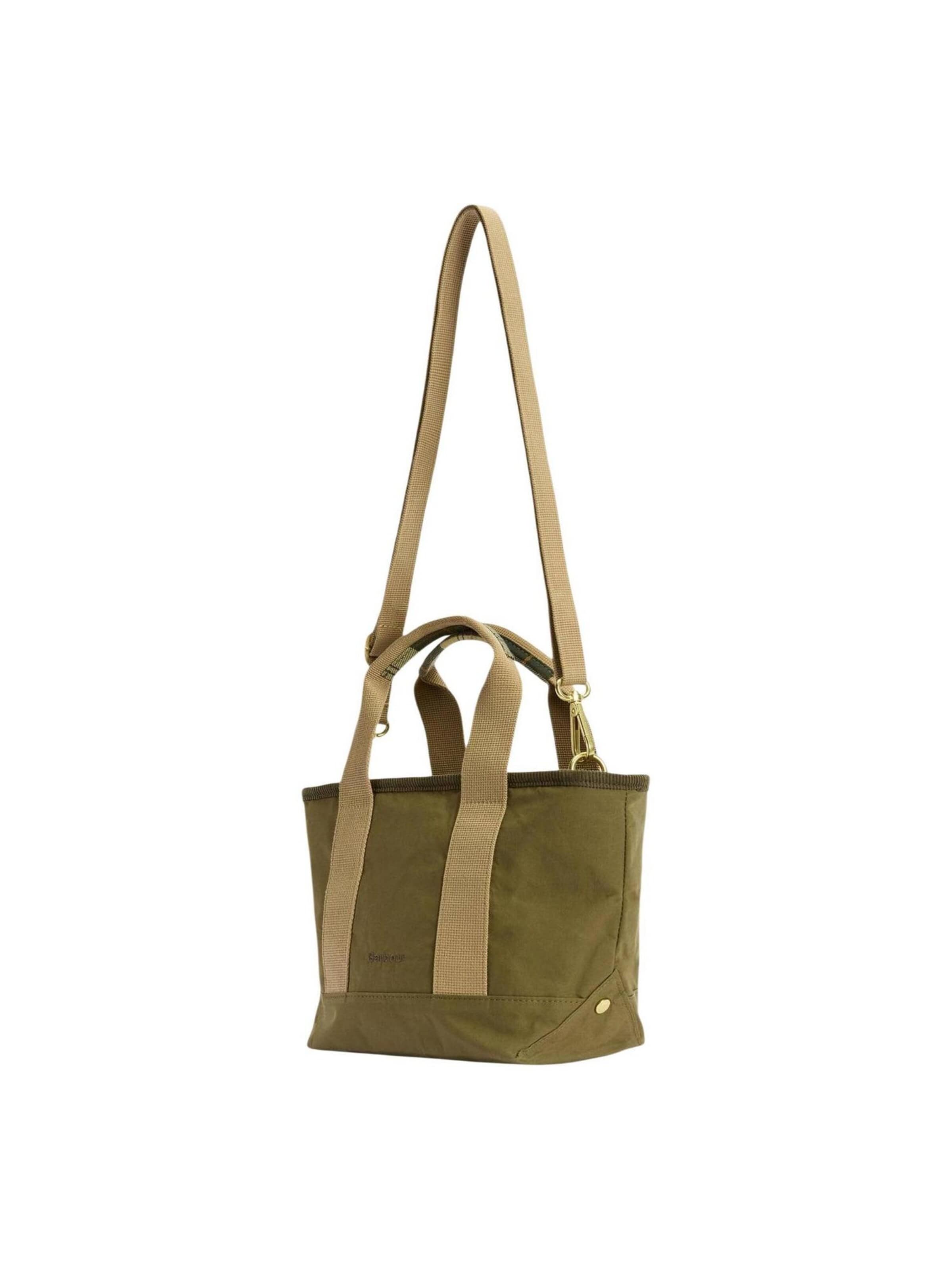 Borsa a spalla 'MINI MYA TOTE LBA0523' di Barbour in verde