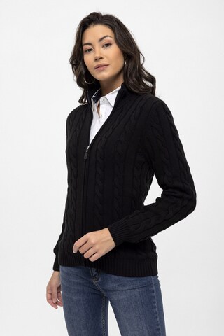 Felix Hardy Knit Cardigan in Black