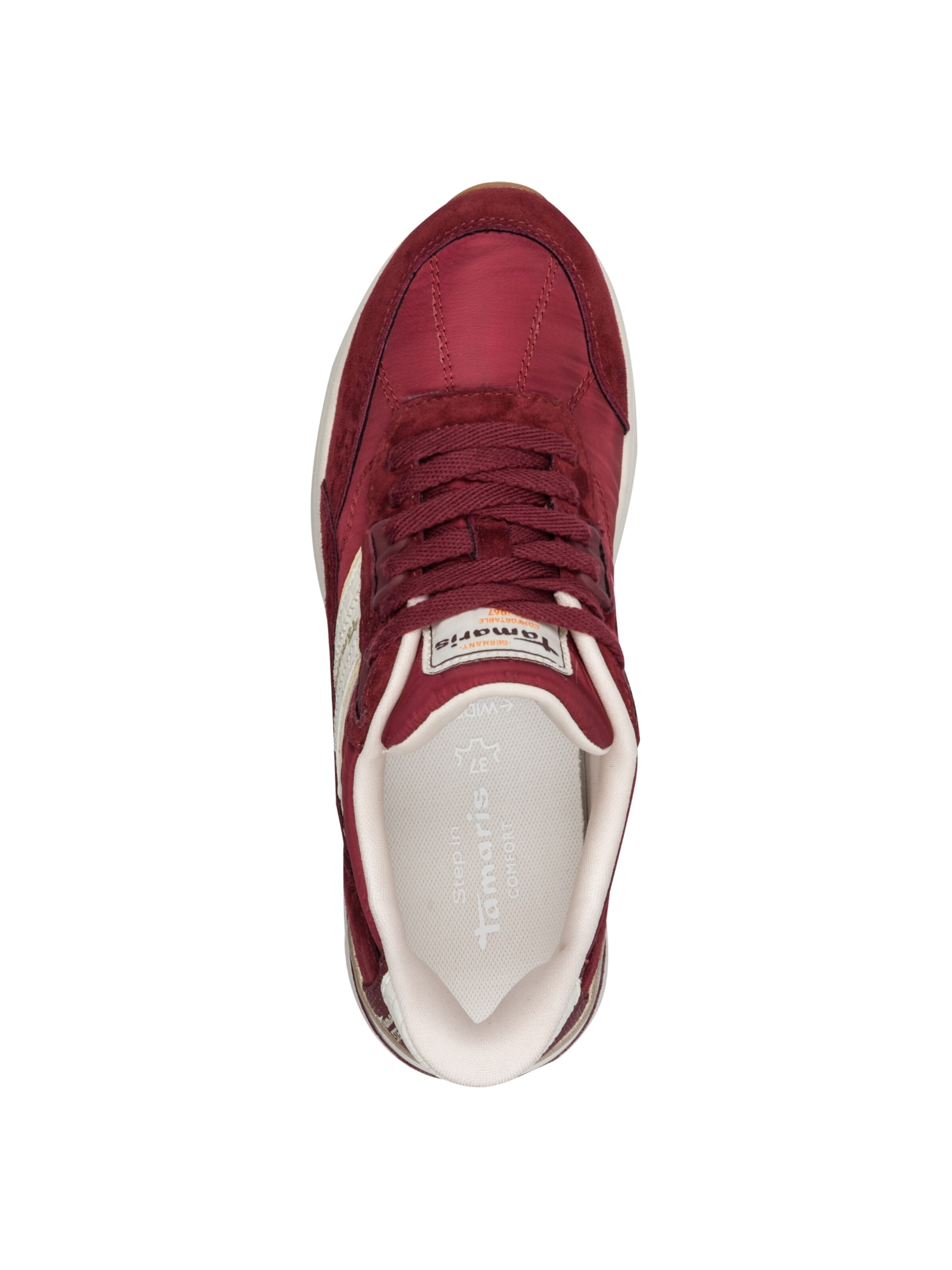 Tamaris Sneakers laag in Rood