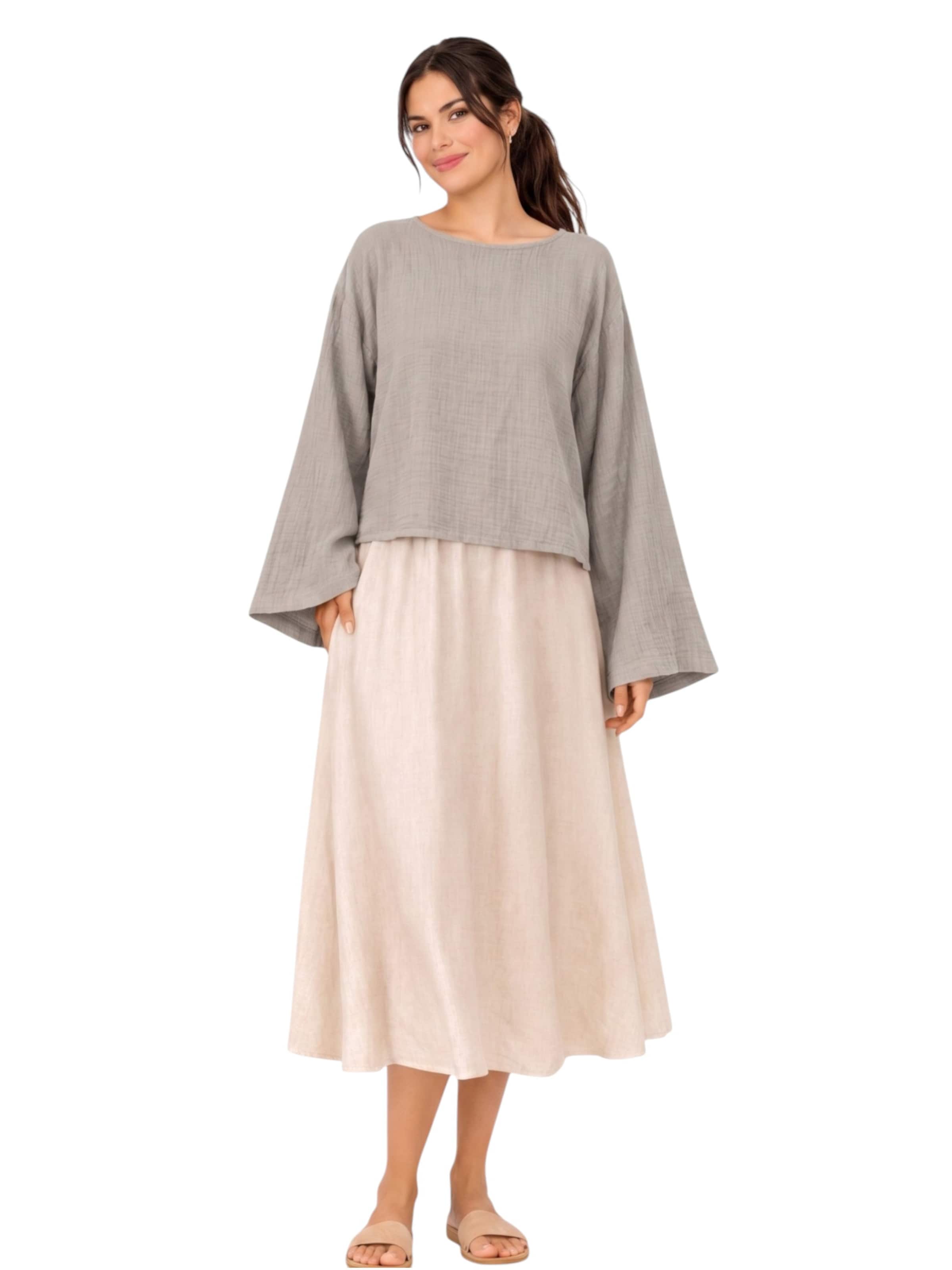 WENOR Blouse 'AVELOA' in Grey