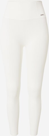 aim'n Skinny Sportovní kalhoty 'Luxe' – bílá: přední strana