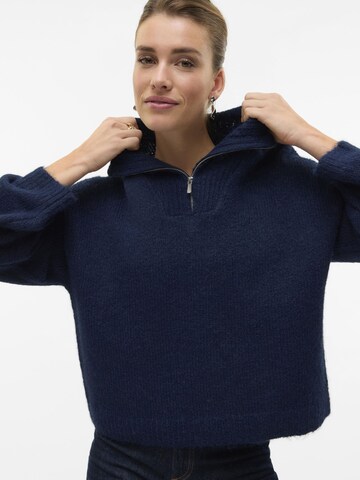 VERO MODA Sweater 'AWSOME' in Blue