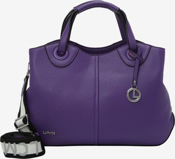 L.CREDI Handbag 'Kimmy' in Purple: front