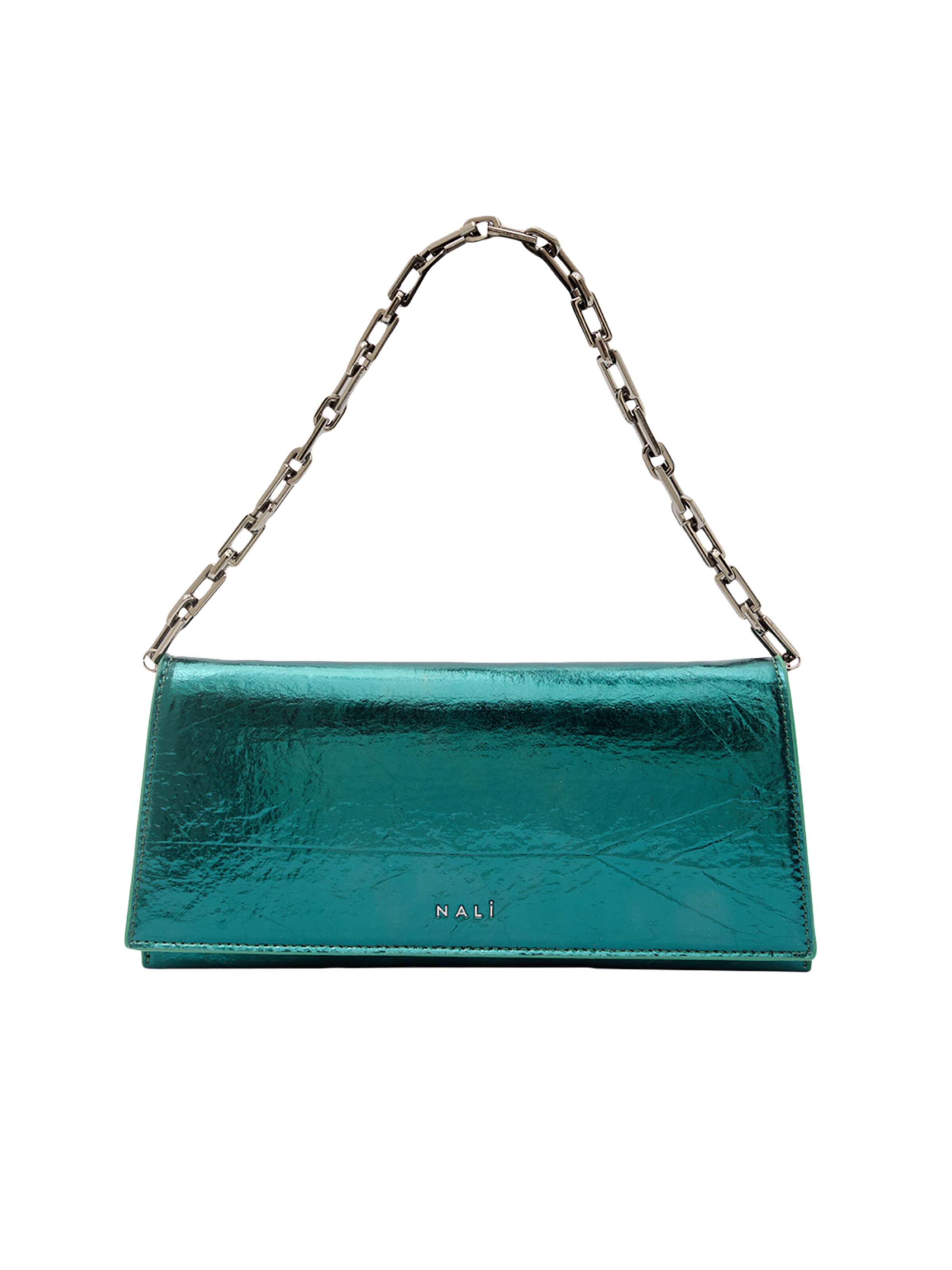 Borsa a spalla 'TRUE' di NALì in verde: frontale