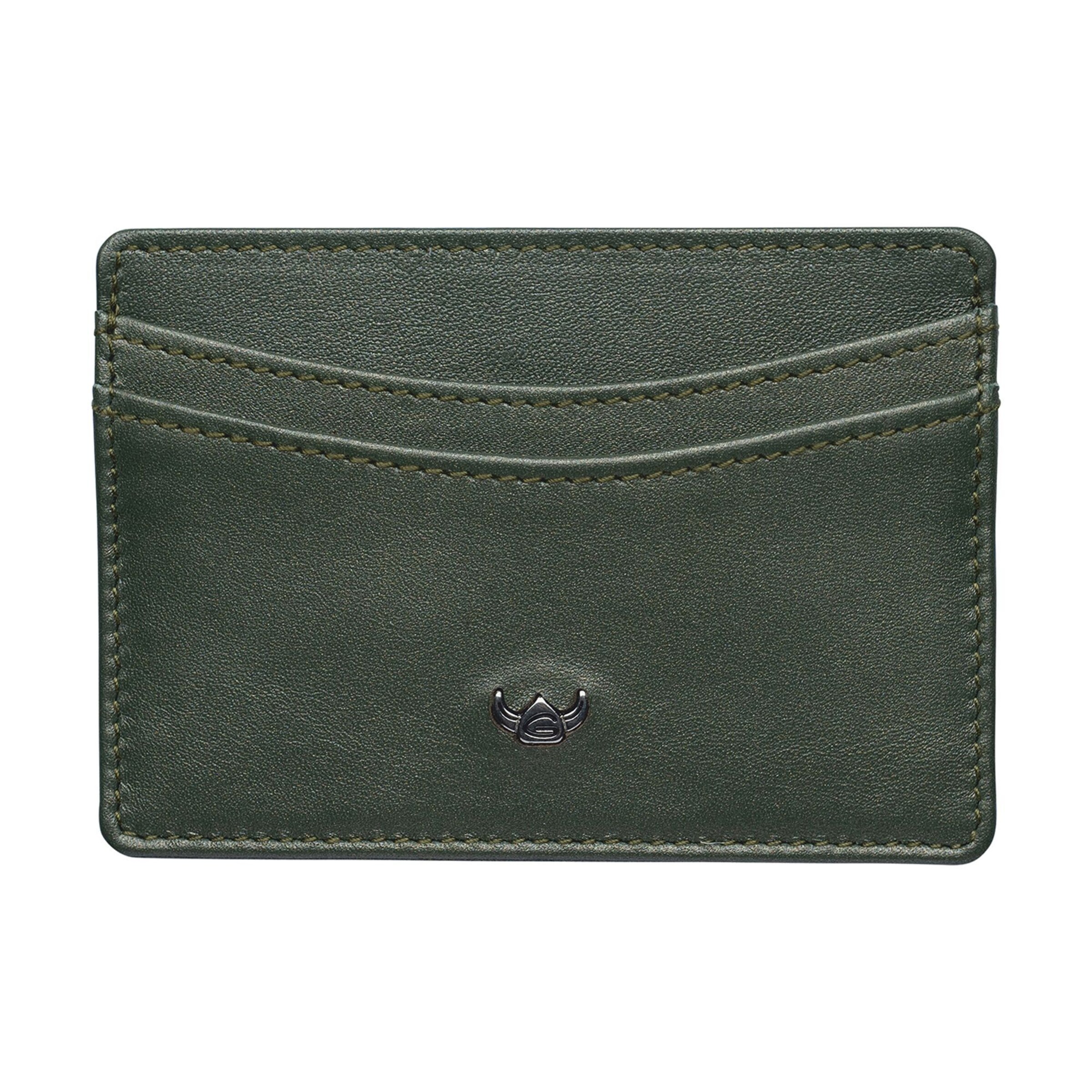 Portamonete 'Valencia' di GOLDEN HEAD in verde: frontale