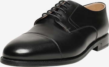 Henry Stevens Lace-Up Shoes 'Jones CD' in Black: front