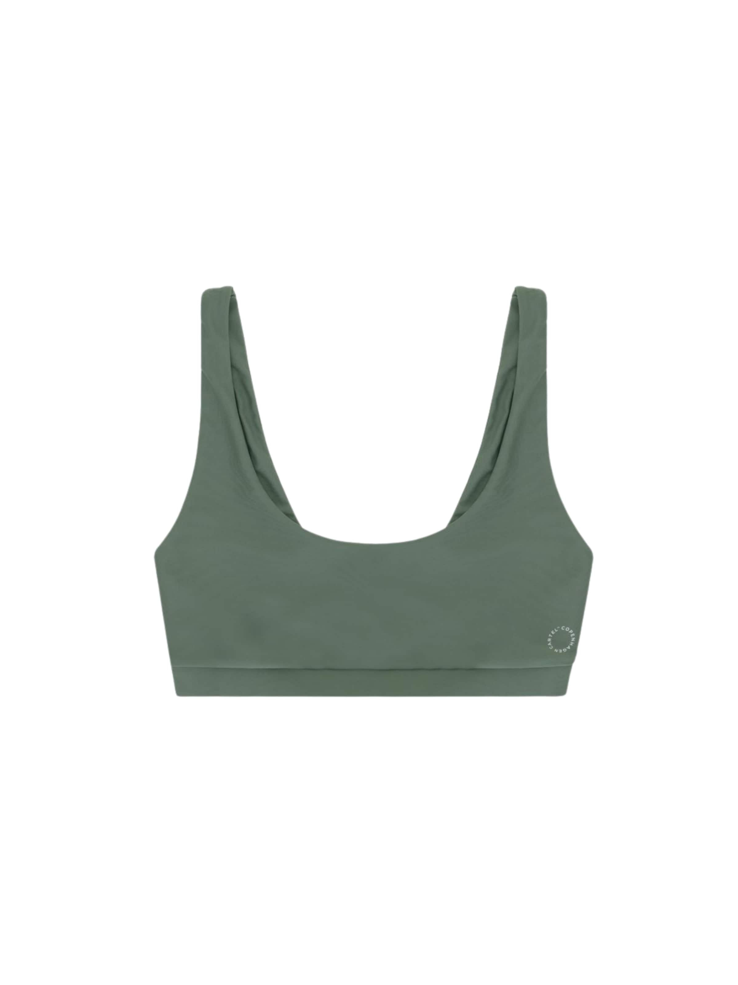 Hauts de bikini ' Agung ' Copenhagen Cartel en vert : devant