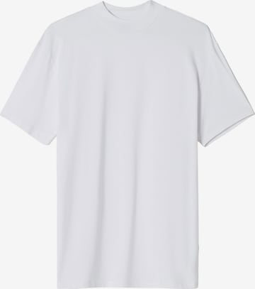 T-Shirt Bershka en blanc : devant