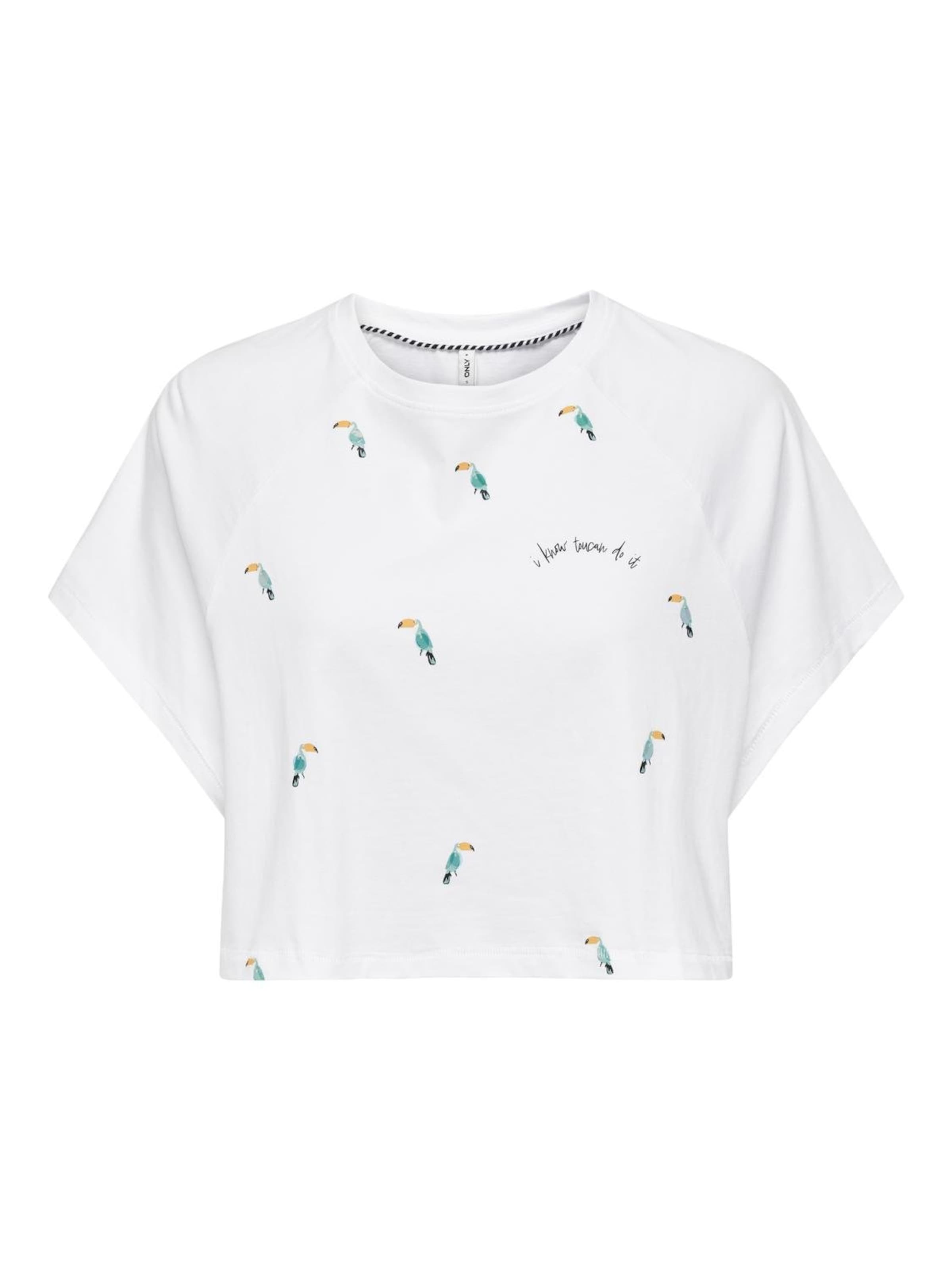 ONLY T-shirt 'KITA' i vit: framsida