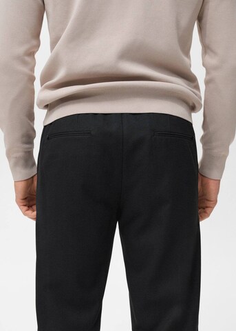 MANGO MAN Slim fit Pleat-Front Pants 'Murlo' in Blue