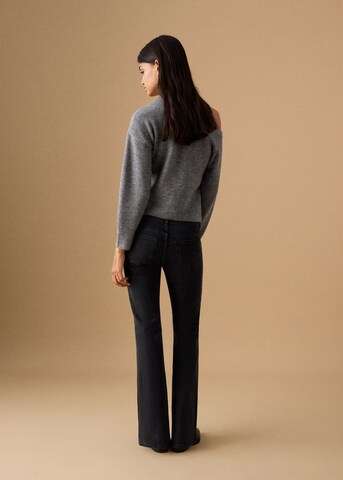 MANGO TEEN Flared Jeans 'Thalia' in Schwarz