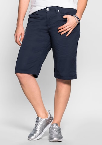 regular Pantaloni di SHEEGO in blu: frontale