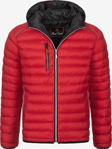 Rock Creek Between-Season Jacket in Red: front