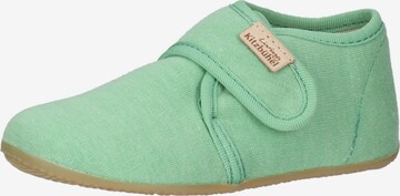 Living Kitzbühel Slippers in Green: front