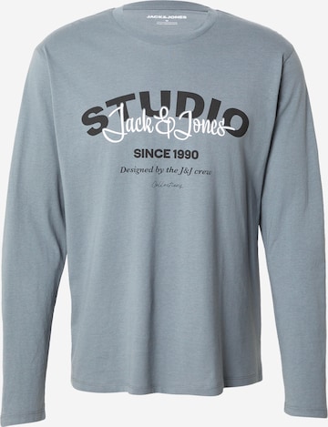 JACK & JONES Футболка 'JJYUKI' в Синий: спереди