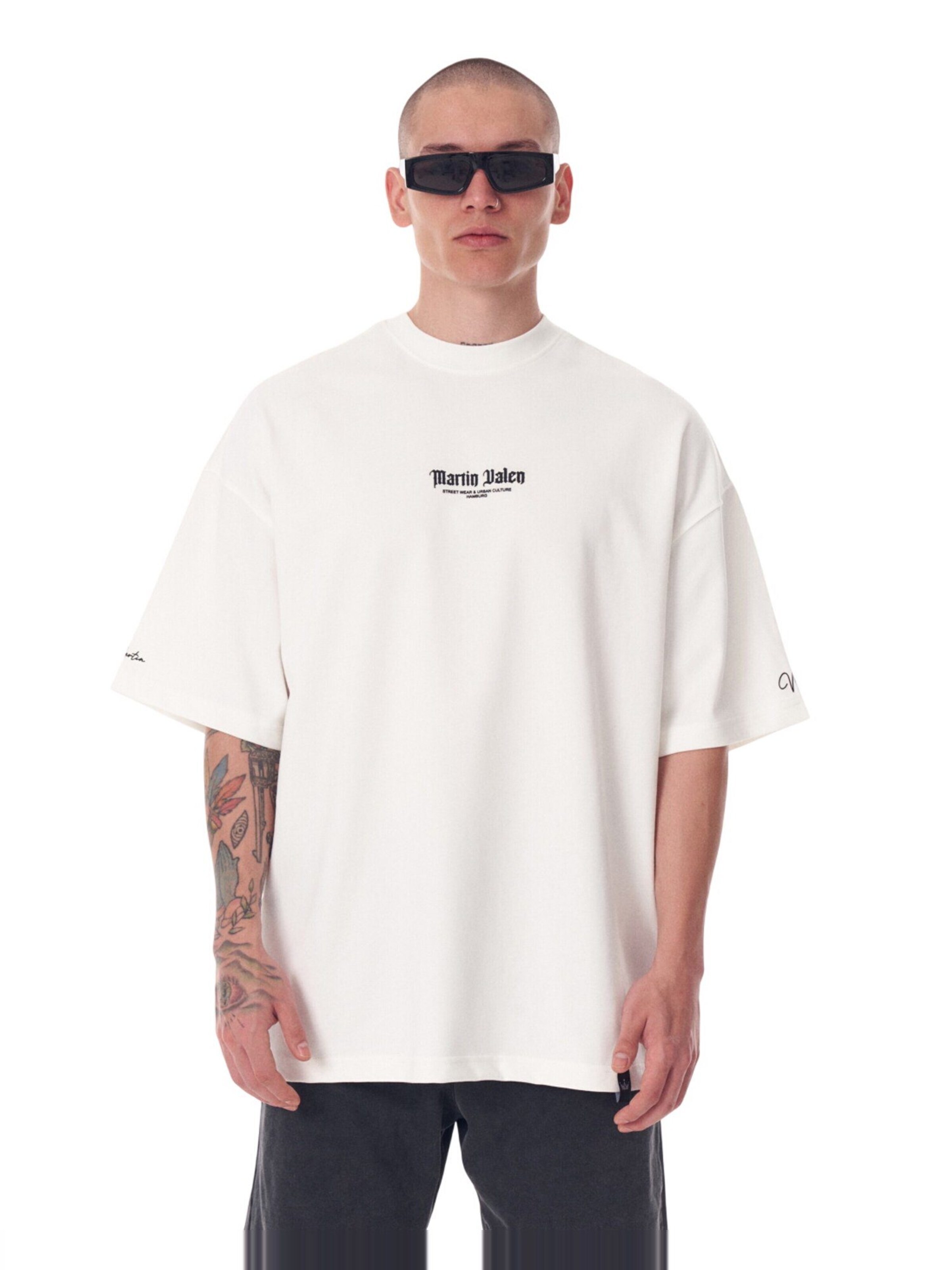 MARTIN VALEN Shirt‌‌‌‌‌‌‌‌‌ in Weiß: Vorderseite