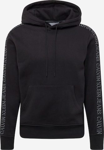 Calvin Klein Jeans Sweatshirt 'Shadow' i svart: framsida