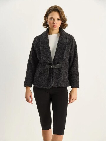 Manteau mi-saison Bianco Lucci en noir