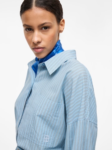 Chemisier ROUGE EDIT en bleu