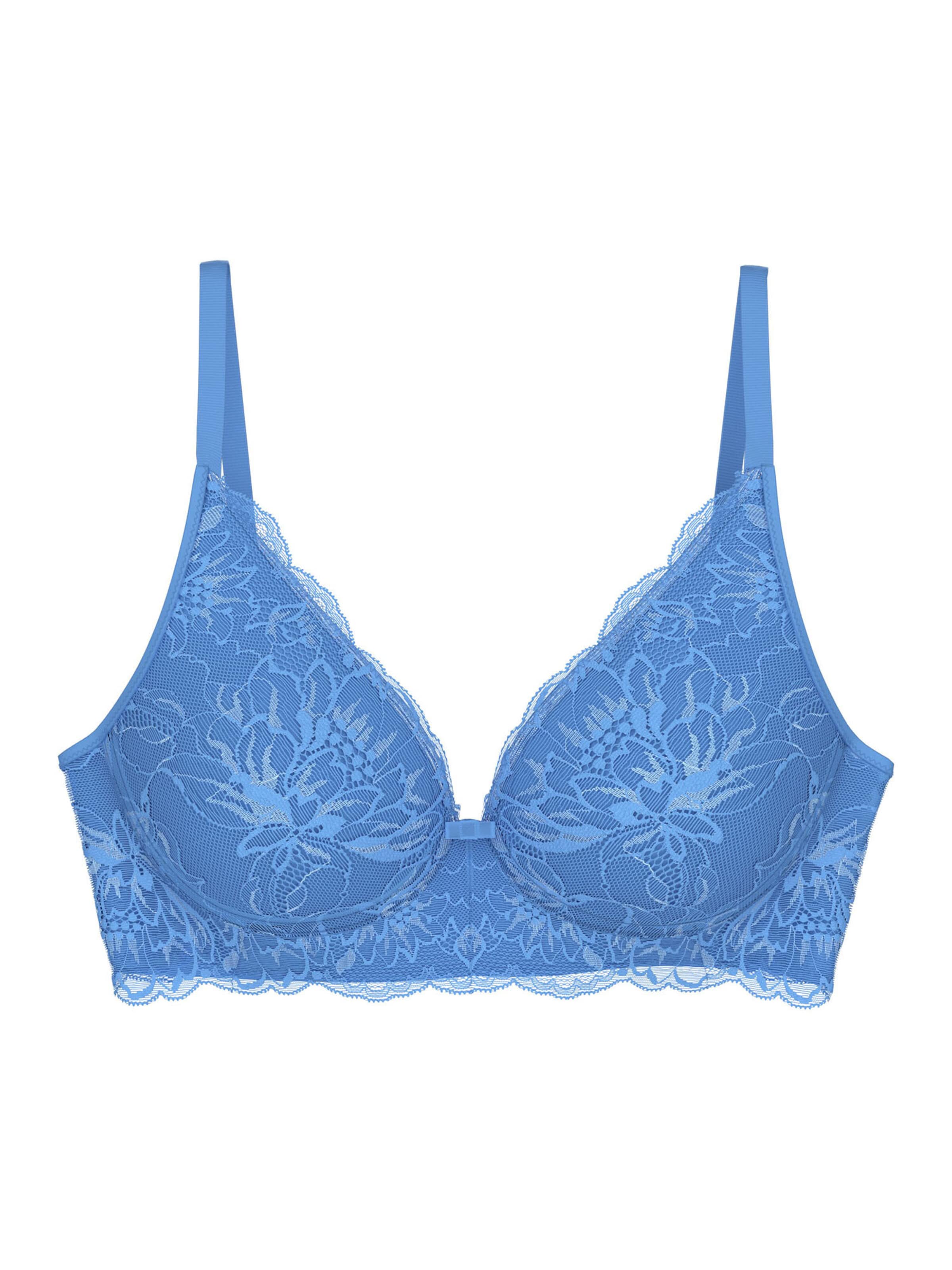 TRIUMPH T-shirt Bra ' Red Label Amourette Charm ' in Blue: front