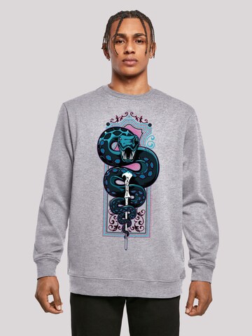 F4NT4STIC Sweatshirt 'Harry Potter Neon Nagini' in Grey: front