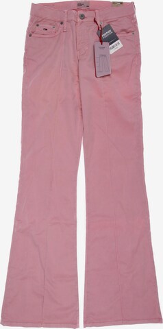 Tommy Jeans Stoffhose S in Pink: predná strana