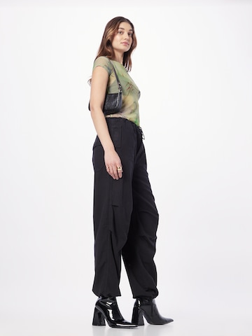 TOPSHOP Loose fit Trousers in Black