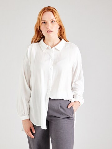 ONLY Carmakoma Blouse 'Freyja' in White: front