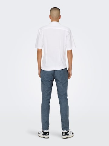 Regular Pantalon chino 'MARK' Only & Sons en bleu