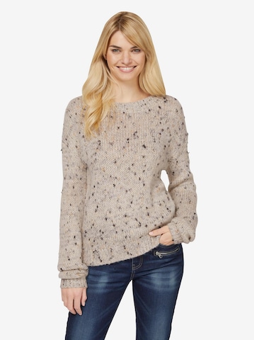 Linea Tesini by heine Sweater in Beige: front