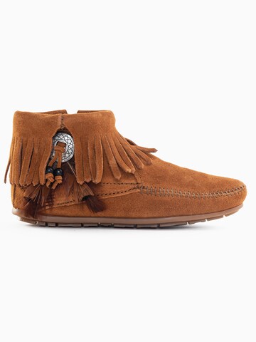 Minnetonka Ankle Boots 'Concho' in Brown