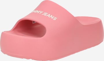 Tommy Jeans Pantolette i rosa: framsida