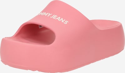 Tommy Jeans Ādas čības 'CHUNKY', krāsa - rozīgs / vilnbalts, Preces skats