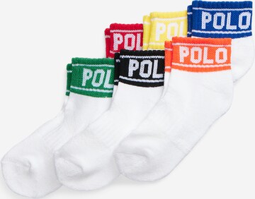 Chaussettes Polo Ralph Lauren en blanc : devant