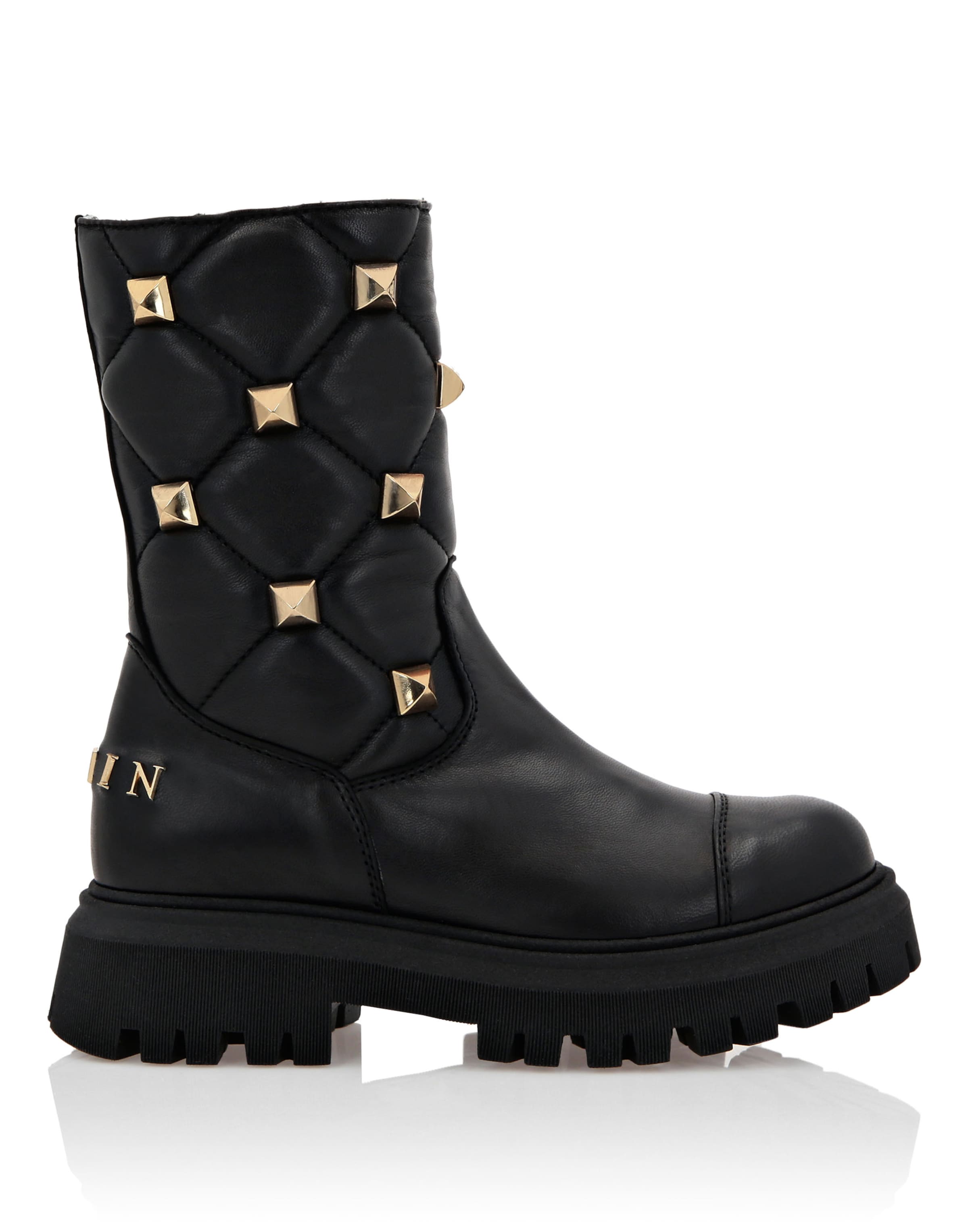 Bottes Philipp Plein en noir