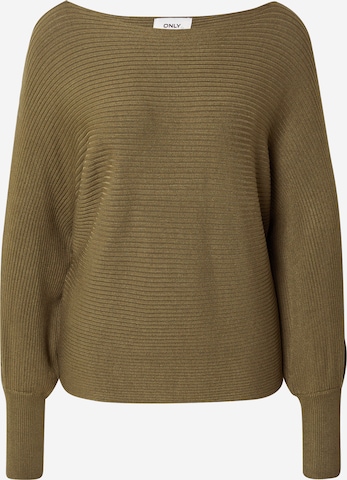 ONLY Sweater 'Adeline' in Green: front