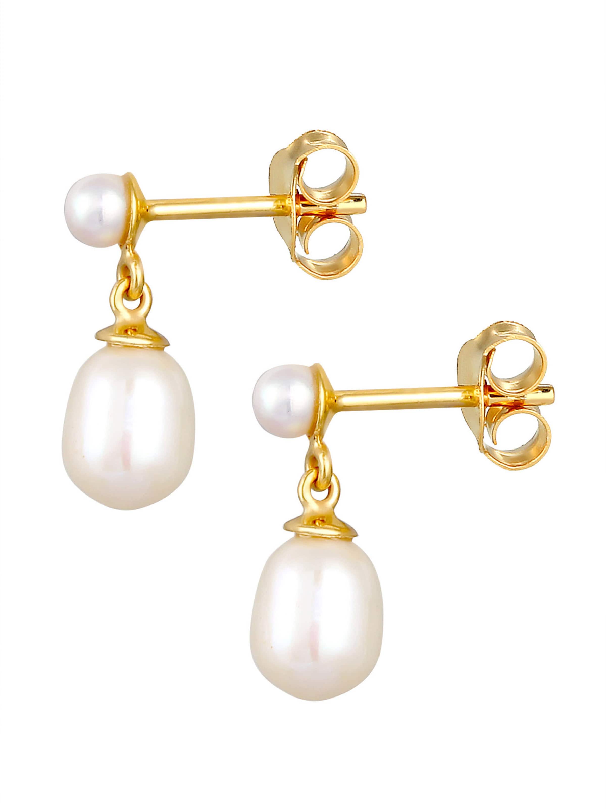 ELLI PREMIUM Náušnice - Zlatá