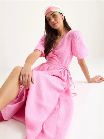 Bianco Lucci Jurk in Roze