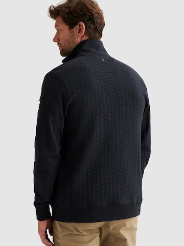Felpa 'PME LEGEND - Sweat jacket with textures and flight pocket' di PME Legend in blu
