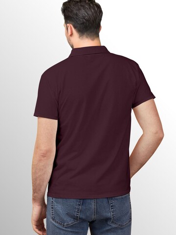 Neverless Shirt 'Dackel Polygon' in Red
