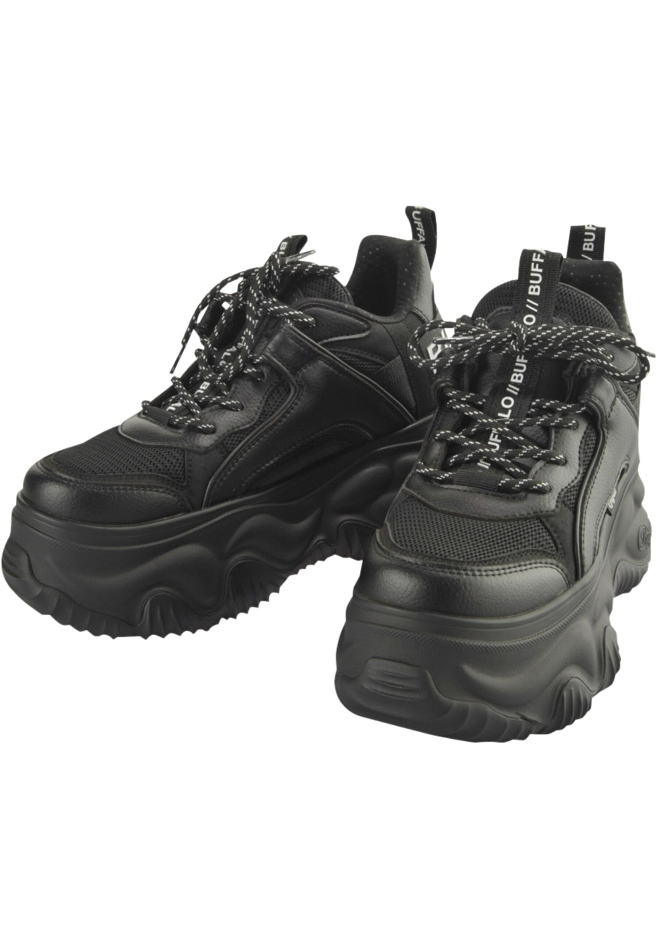 melns BUFFALO Zemie brīvā laika apavi 'Blader Matcha'