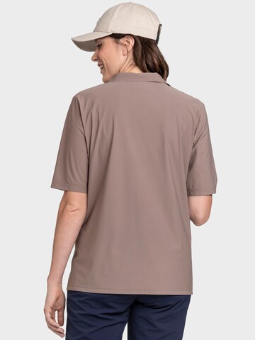 Schöffel Functioneel shirt 'Calmay' in Bruin