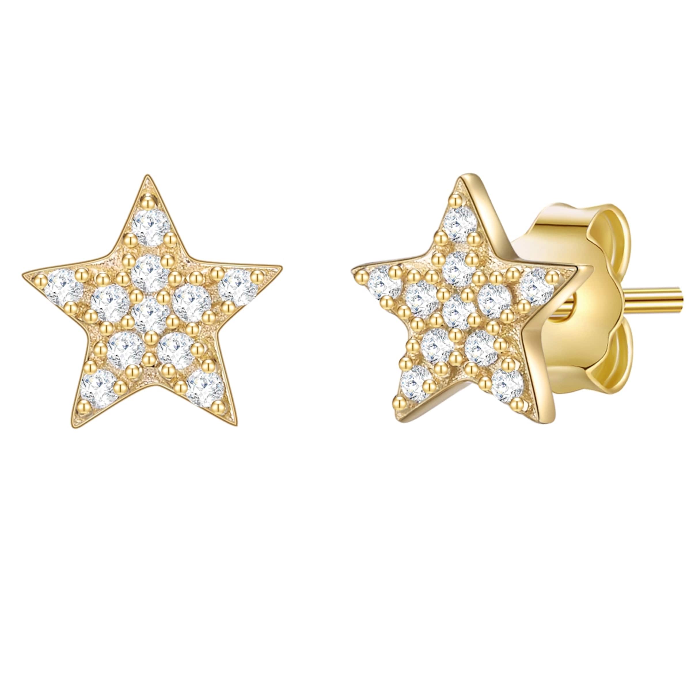 Boucles d'oreilles Glanzstücke München en or : devant